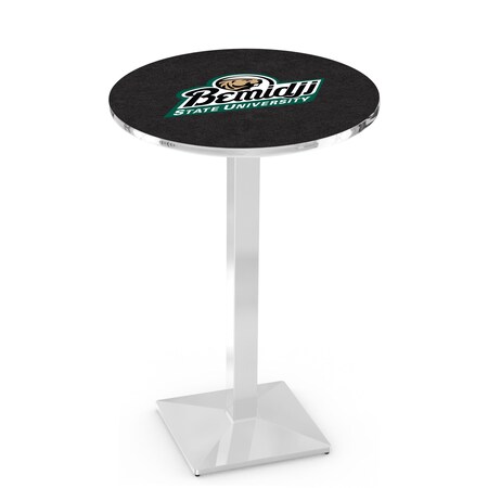 Holland Bar Stool Co 42" Chrome Bemidji State Pub Table L217C4228BmijSt